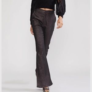 Rayna Shimmer High Rise Flare Pants